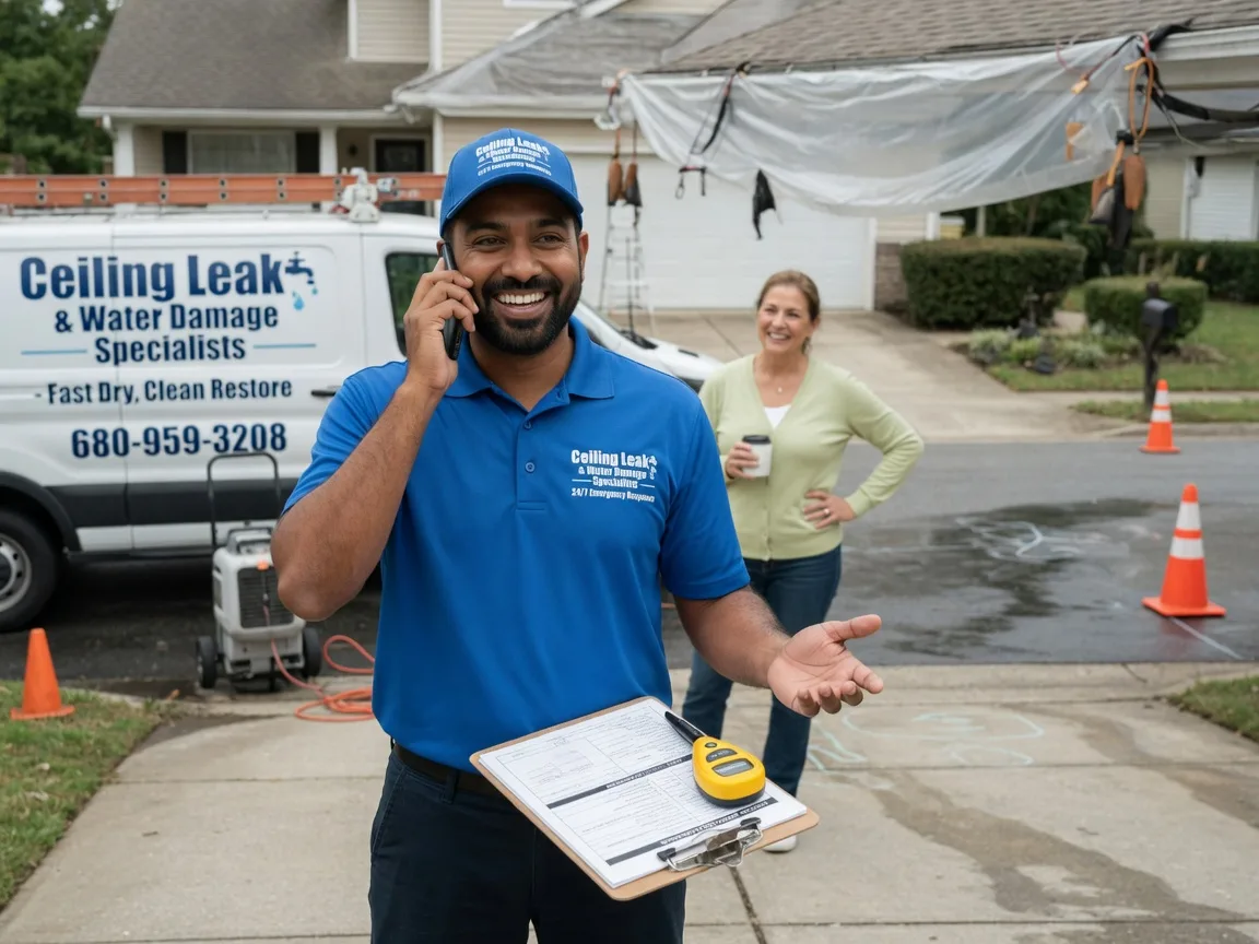Ceiling Leak Cleanup Butler, OK FAQs